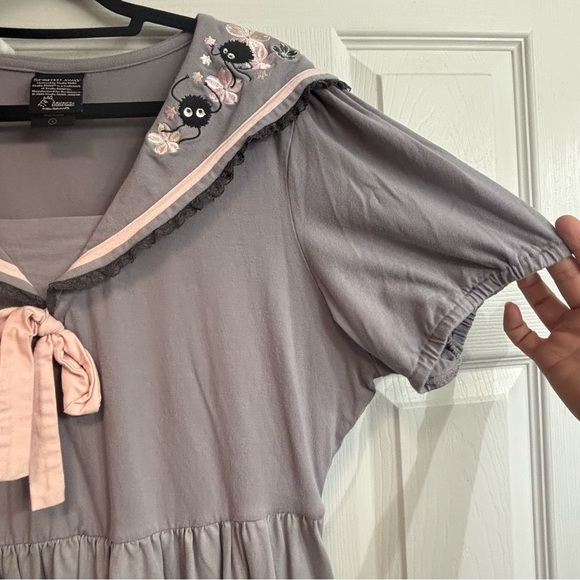 Studio Ghibli Spirited Away Cherry Blossoms Sailor Dress Plus Size 2X, EUC - Picture 5 of 17